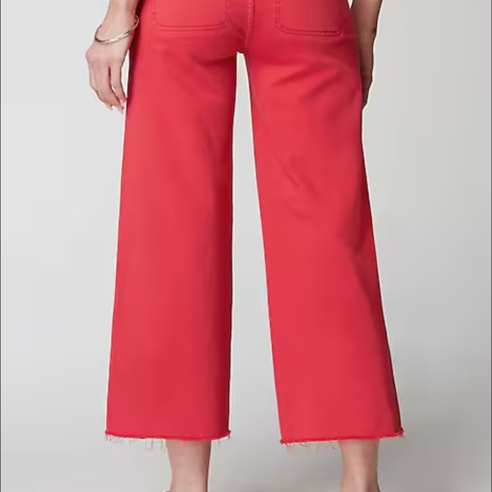 J.Jill Wide-Leg Welt-Pocket Crop Pants - Picture 11 of 11